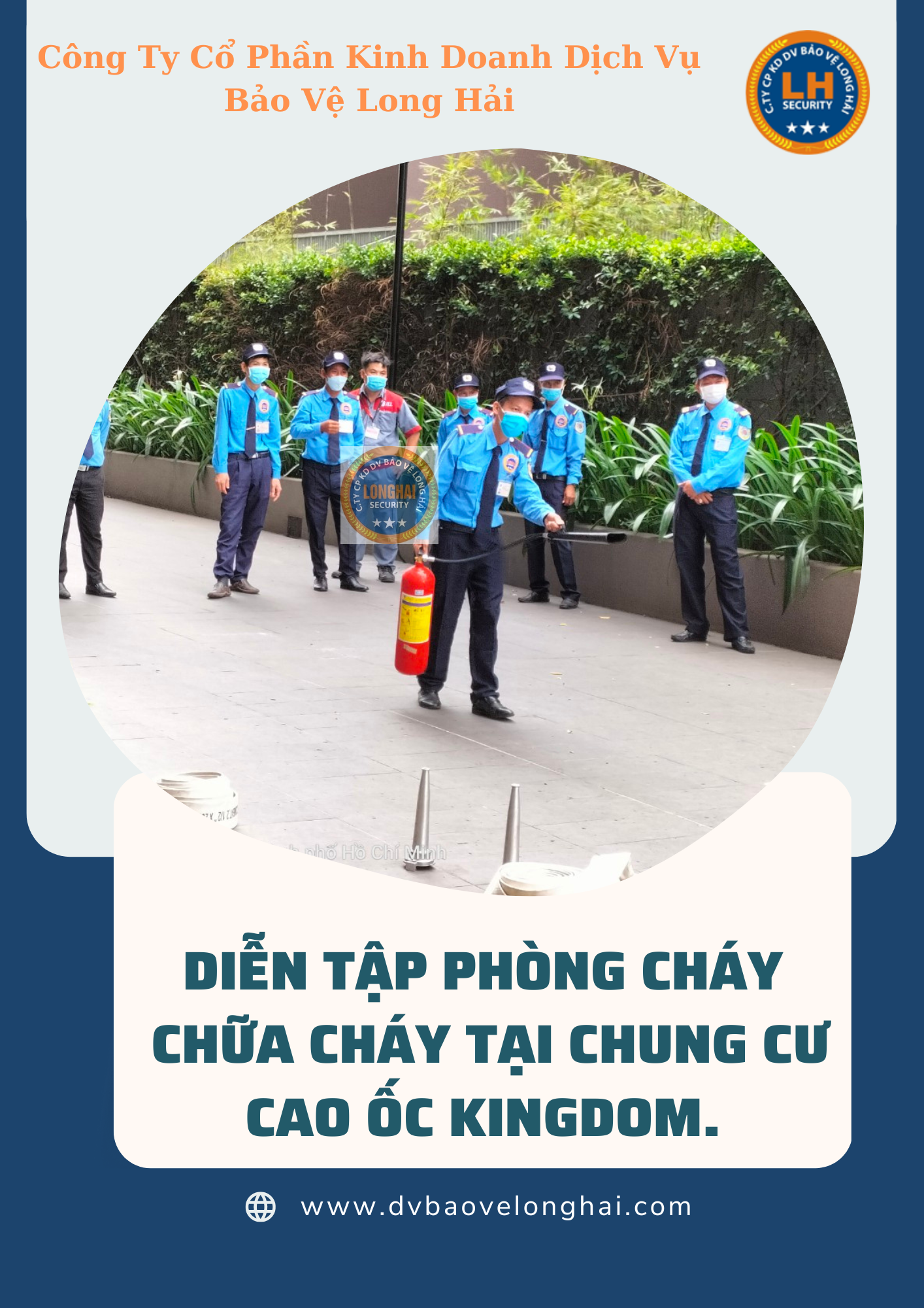 DIỄN TẬP PHÒNG CHÁY CHỮA CHÁY TẠI CHUNG CƯ CAO ỐC KINGDOM.