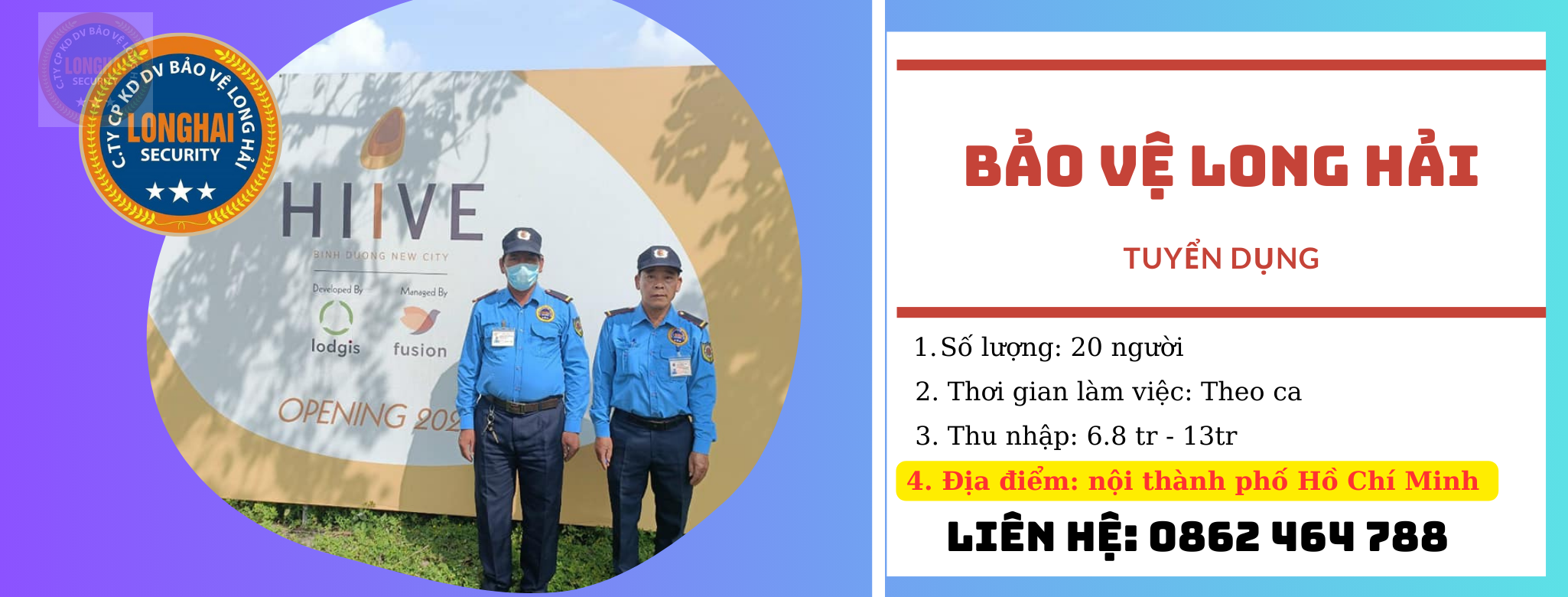 TUYỂN DỤNG NHÂN SỰ NHÂN VIÊN BẢO VỆ TẠI TP HCM