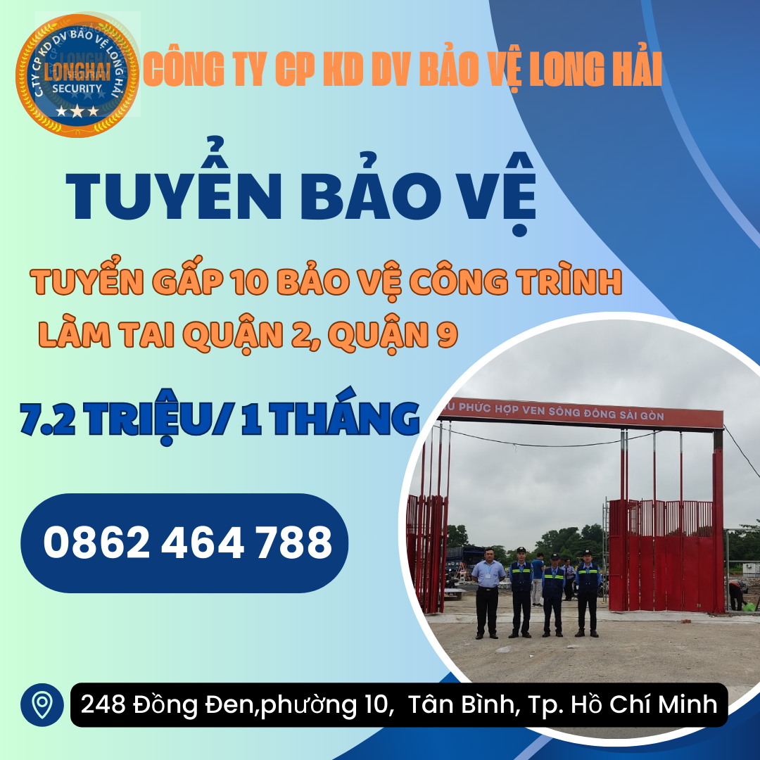 BẢO VỆ CÔNG TRÌNH QUẬN 2, QUÂN 9