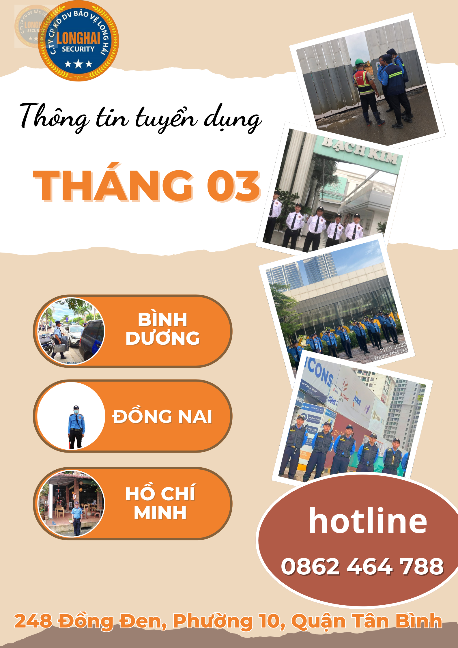 THÔNG TIN TUYỂN DỤNG THÁNG 03/2025