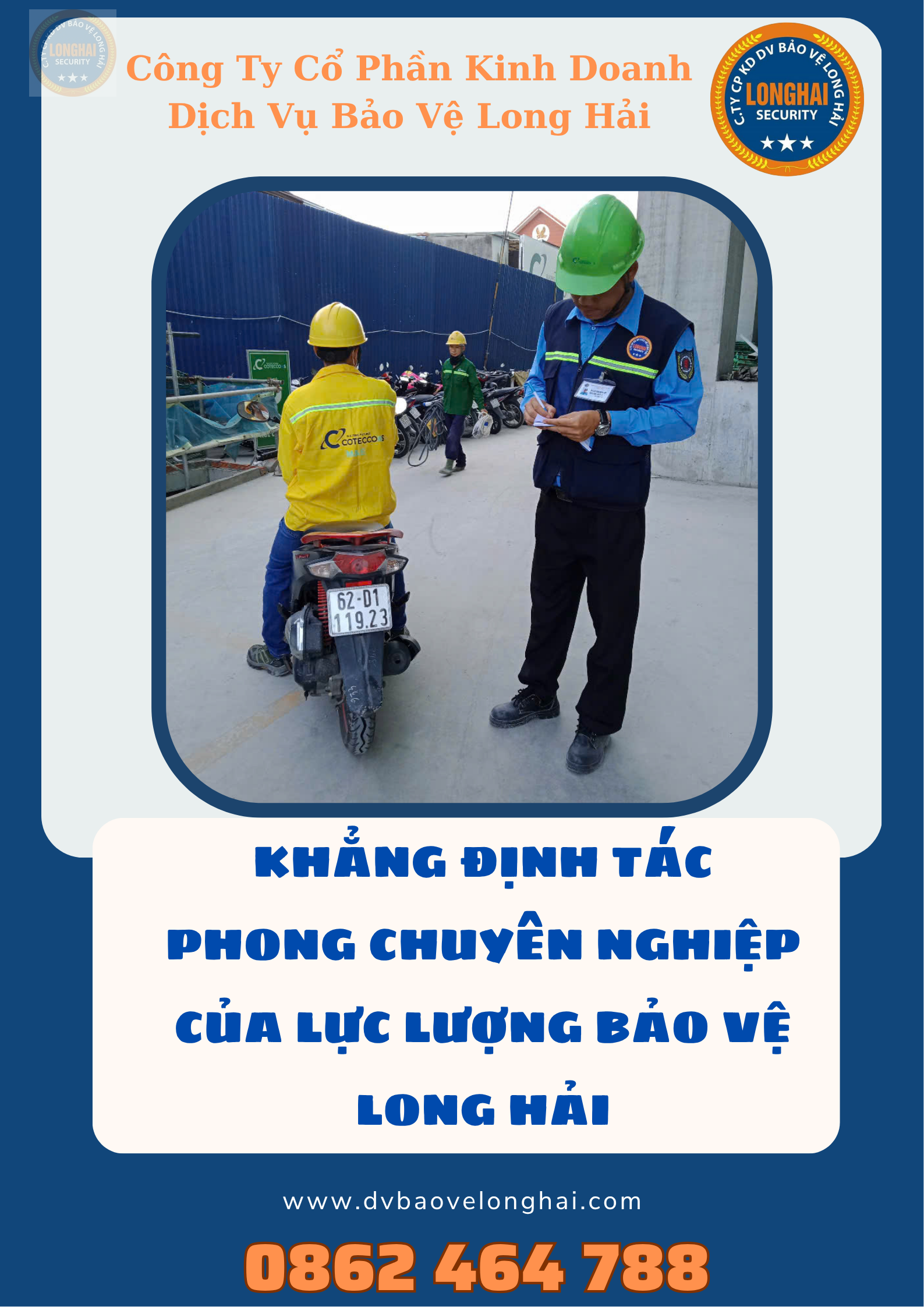 KHẲNG ĐỊNH TÁC PHONG CHUYÊN NGHIỆP CỦA LỰC LƯỢNG BẢO VỆ LONG HẢI