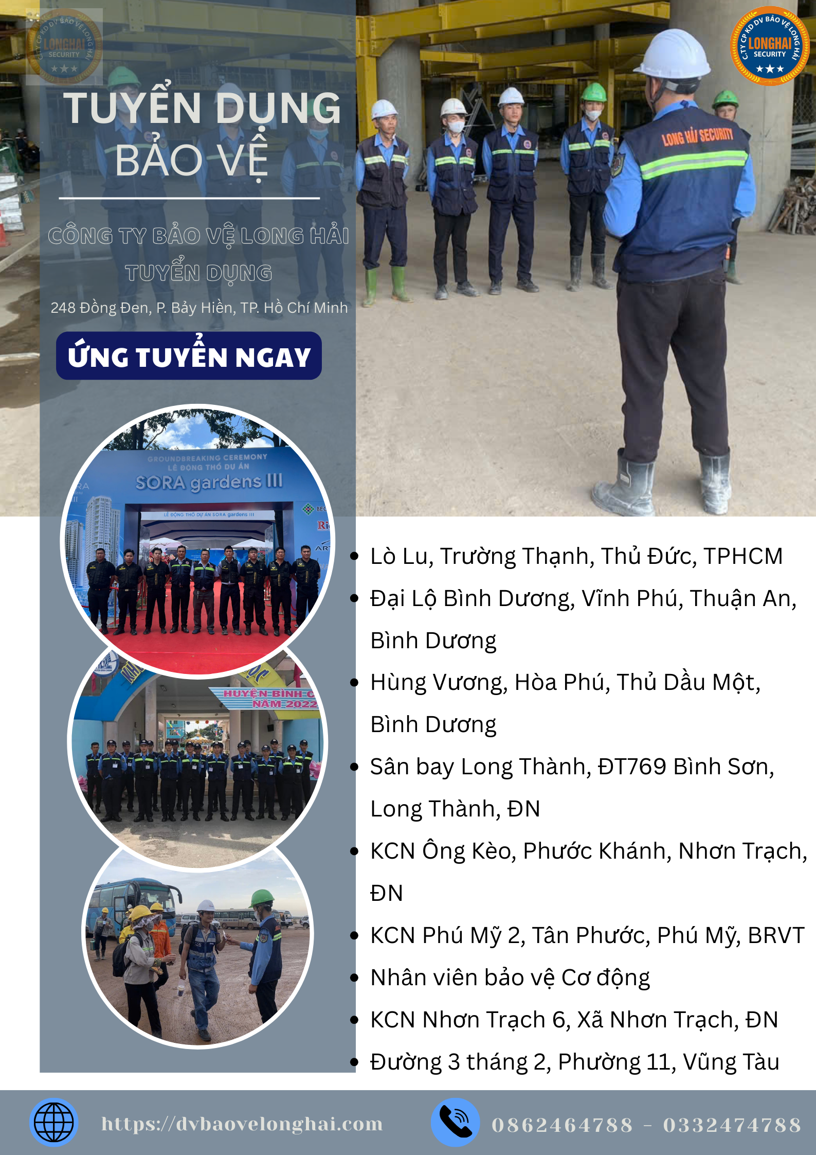 Tuyển bảo vệ gấp – Vào làm liền!
